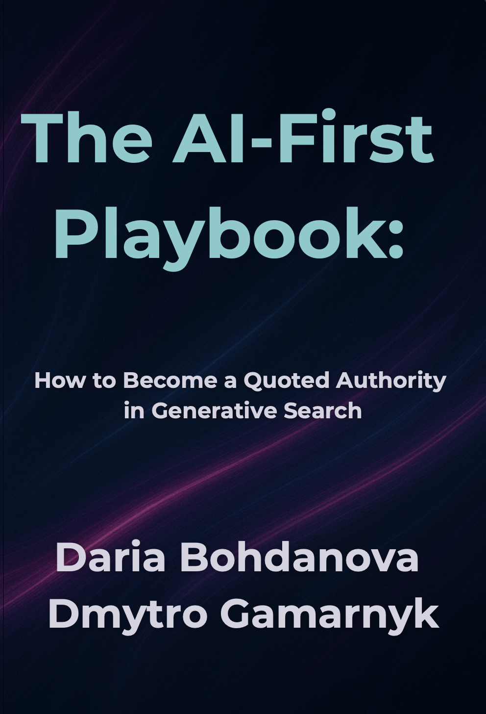 The AI-First Playbook book cover